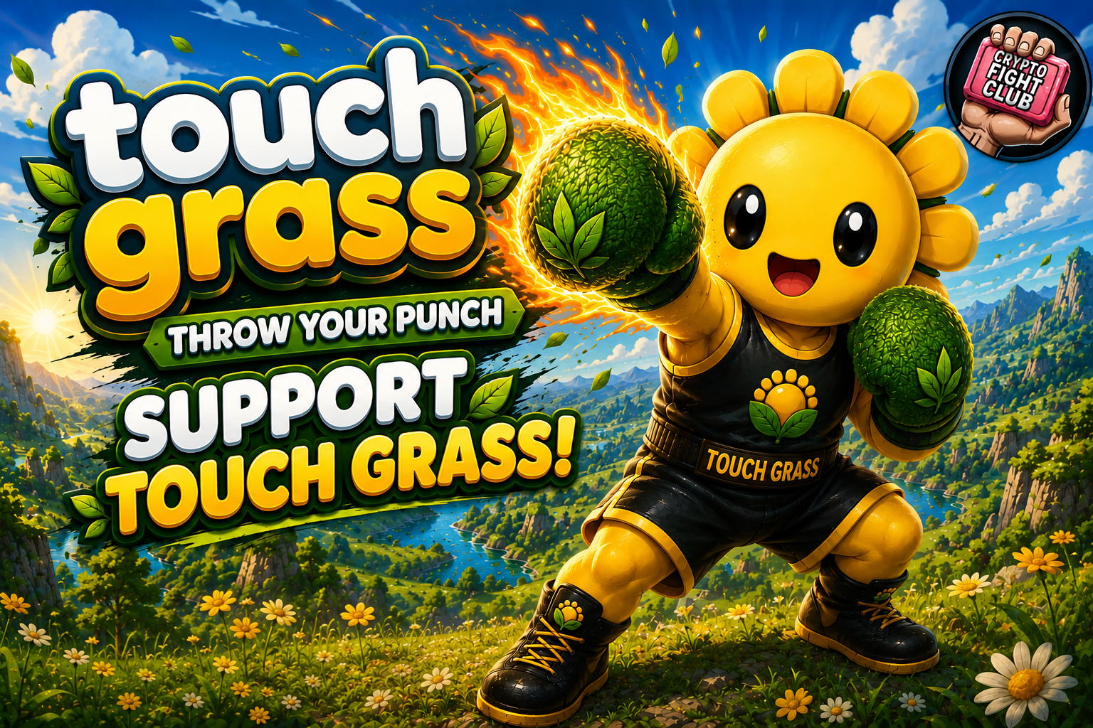 🥊 Throw Your Punch — Support Touch Grass!