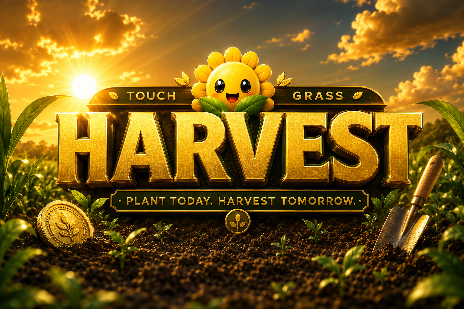 🌾 Harvest — Lock. Grow. Claim.